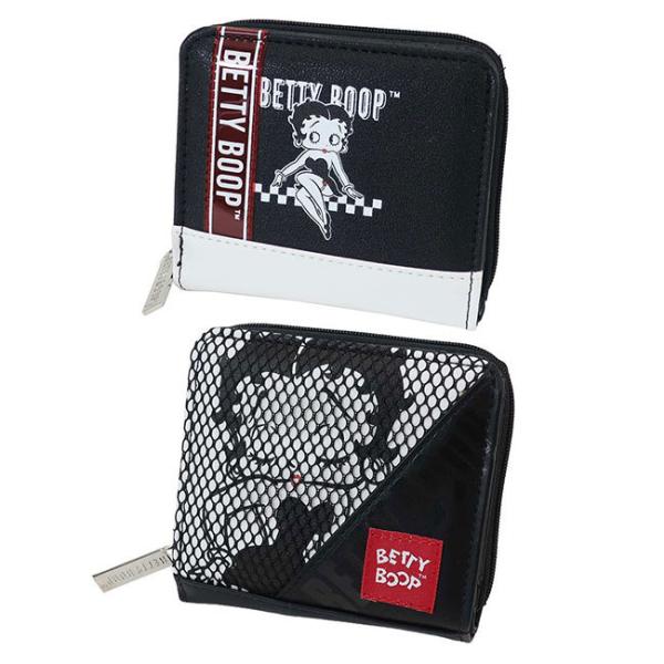 二つ折り財布 ベティブープ レザー Betty Boop ハーフサイズ