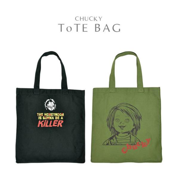 トートバッグ チャッキー CHUCKY チャイルドプレイ キャラクター マチ