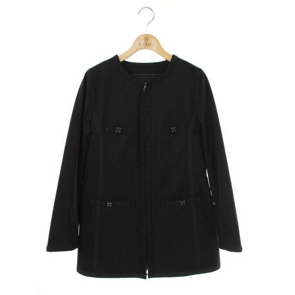 TO BE CHIC トゥービーシック コート 中綿 Wジップ クルーネック 