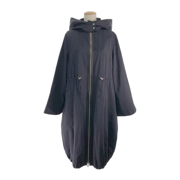 foxey newyork 39362 ノーカラーコート　ネイビー　38 FOXEY NEW YORK COLLECTION フォクシーニューヨーク collection コート