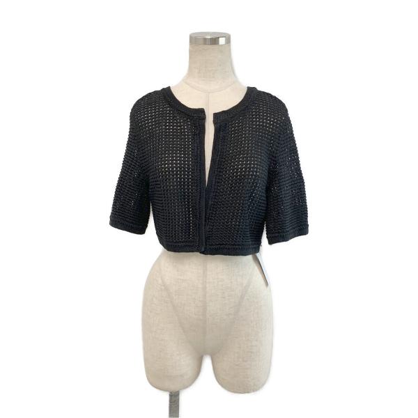 美品☆フォクシー　CARDIGAN ALDILA　ショートカーディガン　38 FOXEY BOUTIQUE フォクシーブティック カーディガン ALDILA 半袖