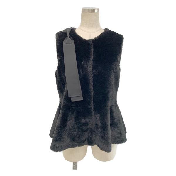 M'S GRACY エムズグレイシー ベスト フェイクファー ノースリーブ 38