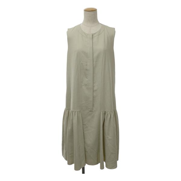 フォクシーニューヨーク　ノースリーブ フレアワンピース 美品 FOXEY NEW YORK フォクシーニューヨーク ドレス フレアワンピース