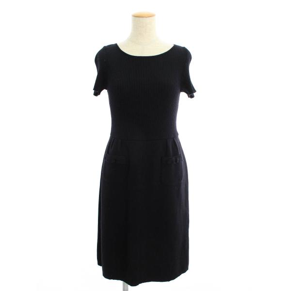 FOXEY BOUTIQUE フォクシーブティック ワンピース 34576 Knite 半袖 38