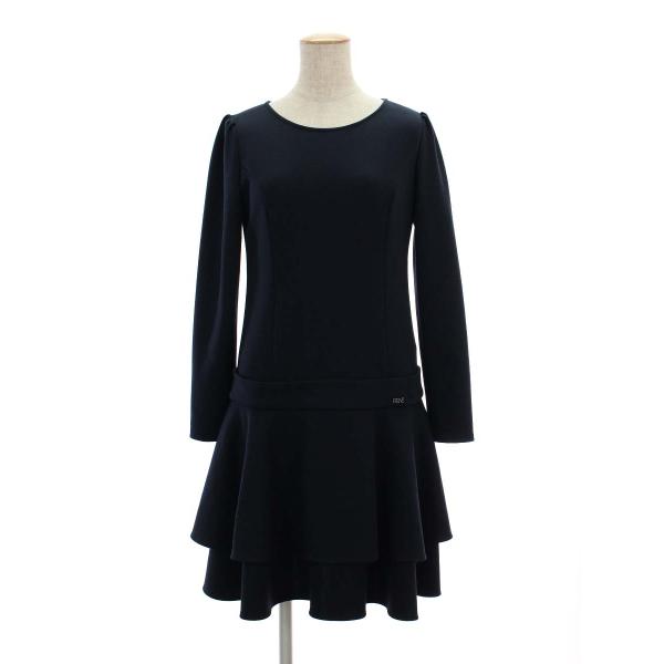 Rene ルネ ワンピース フリル 長袖 34 : ブランドショップ ビー