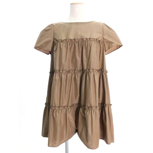 M'S GRACY シャツワンピース チュニック フリル 40 Lサイズ相当 M'S