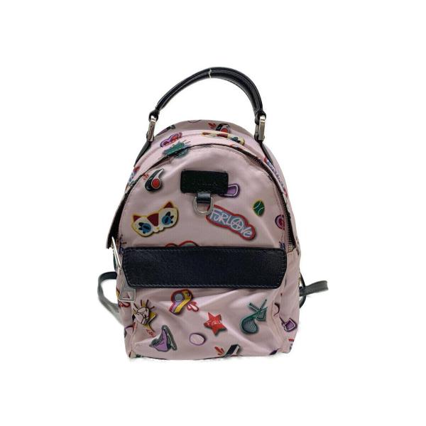 FURLA（フルラ） バックパック リュック FAVOLA Mini backpack 総柄