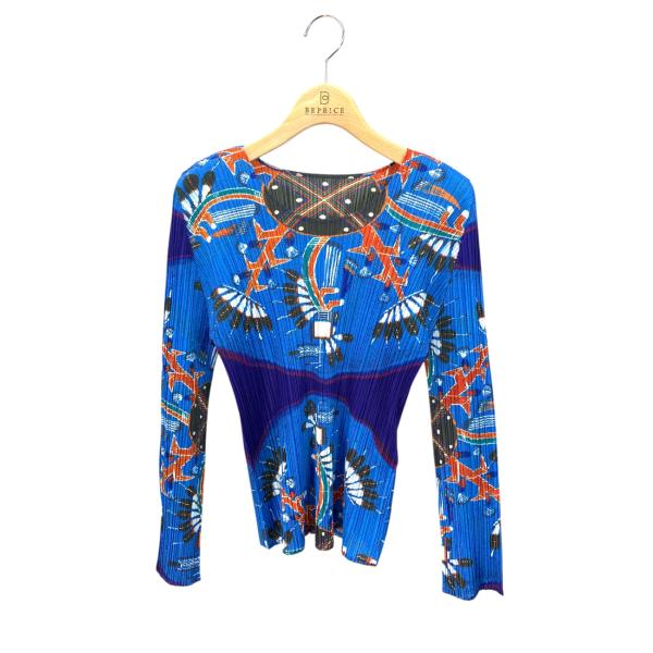 プリーツプリーズイッセイミヤケ PP21-JK524 トップス 3 ブルー