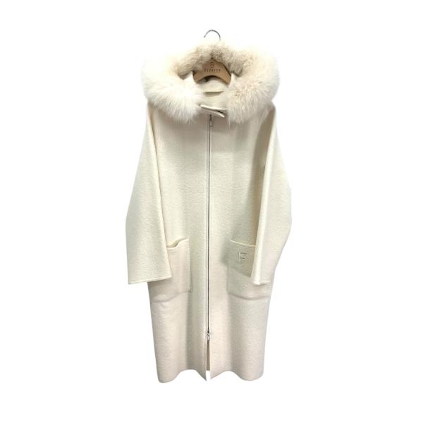 フォクシーブティック Knit Coat Marion 43913 コート F ホワイト