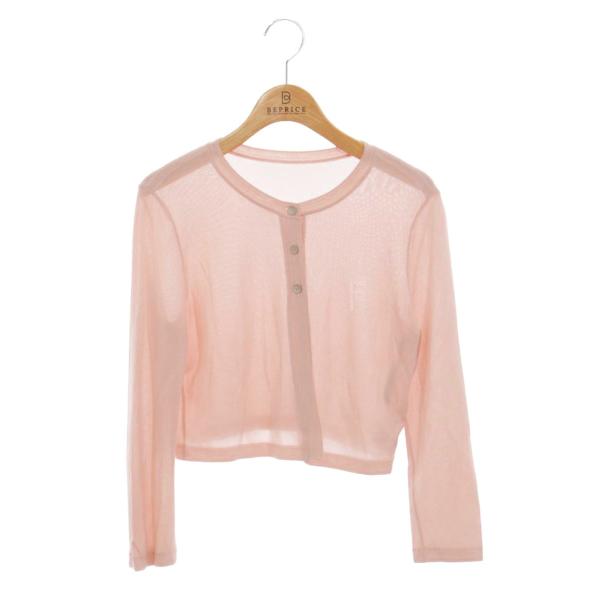 フォクシーブティック　アッパースタンダード　カーディガン　ピンク　クルーネック Cardigan – ページ – FOXEY 公式オンラインストア