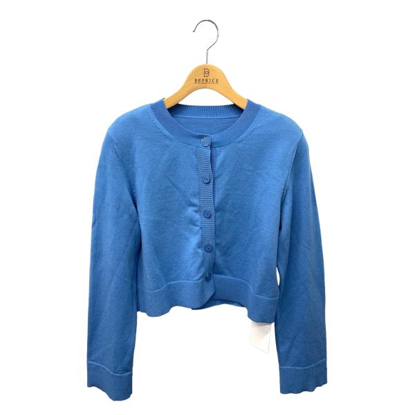 フォクシーニューヨーク Cardigan Logan 44419 40 ブルー '23年3 フォクシーニューヨーク Cardigan Logan 44419 40 ブルー '23年3