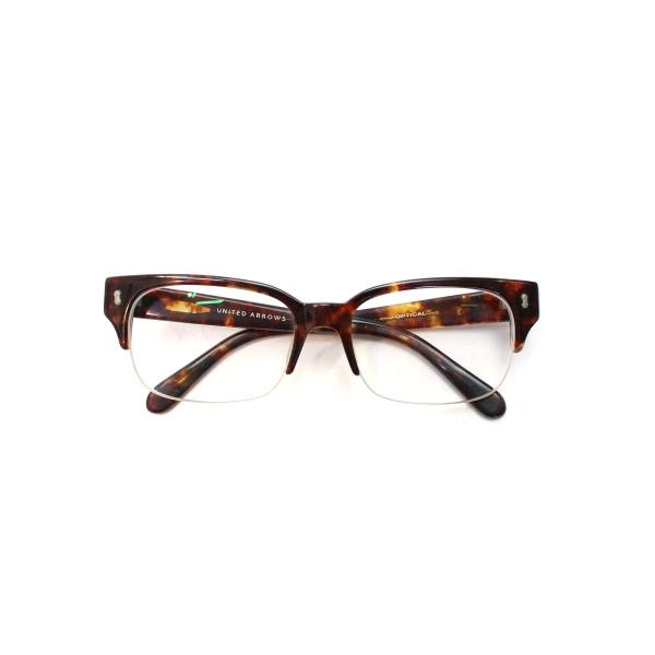 金子眼鏡 UNITED ARROWS メガネ 眼鏡 べっ甲 金子眼鏡 メガネ ブラウン ユナイテッドアローズコラボ べっ甲柄