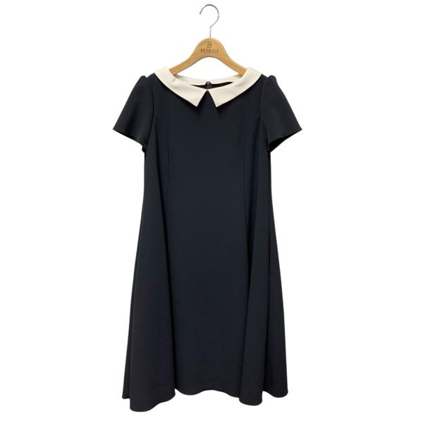 フォクシーブティック Dress Acapella 44664 ワンピース 38 ネイビー