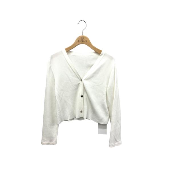 ★美品★ FOXEY NEWYORKカーディガン 40号 フォクシーニューヨーク ニットトップ ラ・フェット 43598