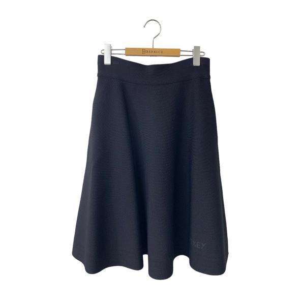 【美品】フォクシー ニットプリーツスカート ストリーム ひざ丈 黒21年モデル beprice_it6j99jnycfq