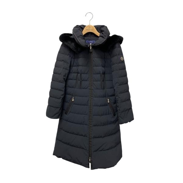 エムズグレイシー 819509 ダウンコート 38 ブラック レッキスファー