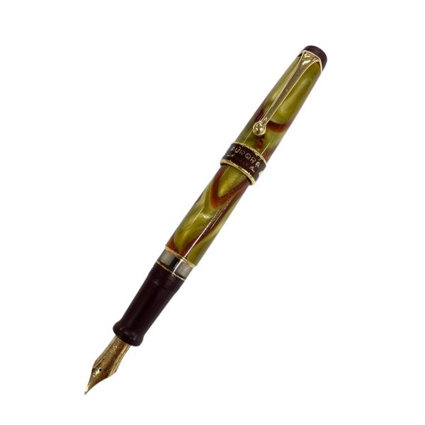 アウロラ 万年筆 ブラウン 大陸シリーズ ランド オブ・エイシア ペン先