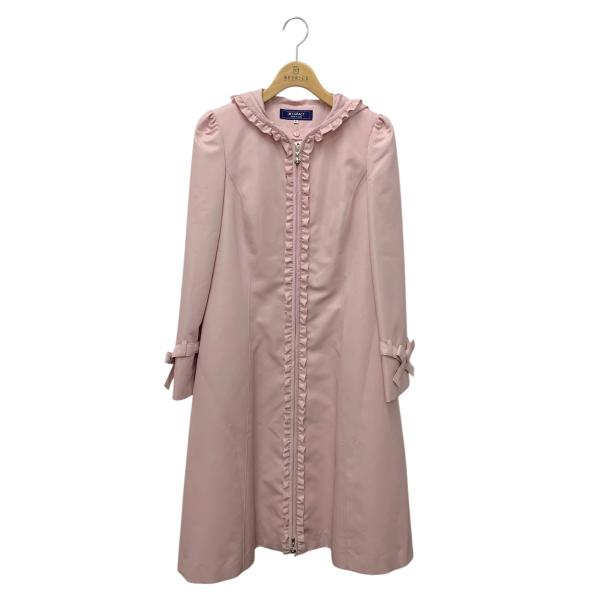 エムズグレイシー 419101 コート 40 ピンク プリントライナー付き