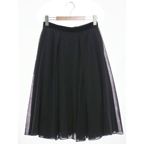 フォクシーブティック Skirt 37054 スカート 38 ブラック ITBTAT0GQIJU