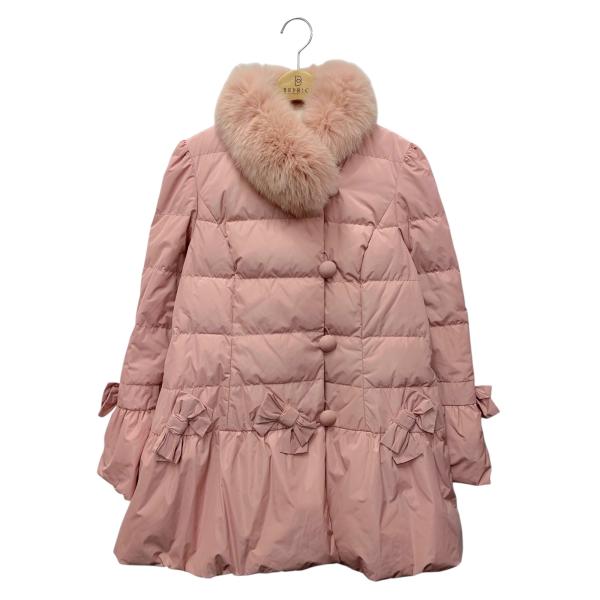 エムズグレイシー 429502 ダウンジャケット 38 ピンク フォックス