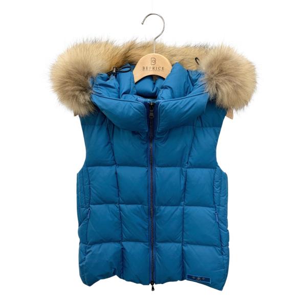 タトラス ザラガ LTAT22A4874-D ダウンベスト 03 ブルー ファー