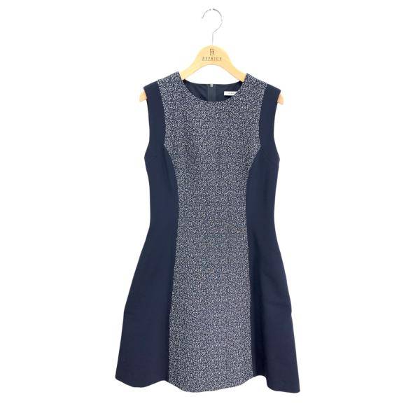 フォクシー　ワンピース　ネイビー　40 フォクシーニューヨーク Dress 35528 ワンピース 40 ネイビー