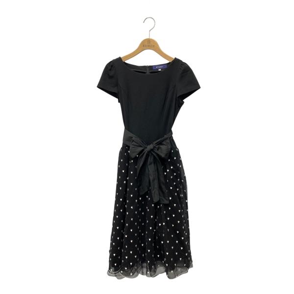 エムズグレイシー ワンピース ハート サイズ36 ハート柄刺繍ワンピース | msgracy