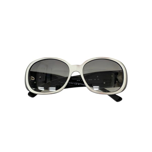 シャネル 5113 サングラス ホワイト セルフレーム フルリム