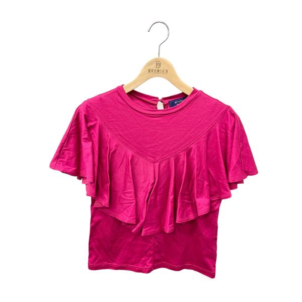 エムズグレイシー 115326 Tシャツ カットソー 38 ピンク フリル  