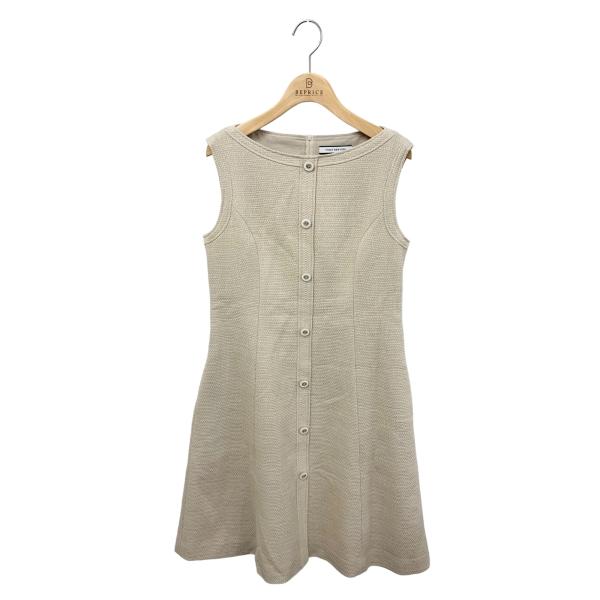 フォクシーニューヨーク Dress Clemence 43883 ワンピース 40 ベージュ
