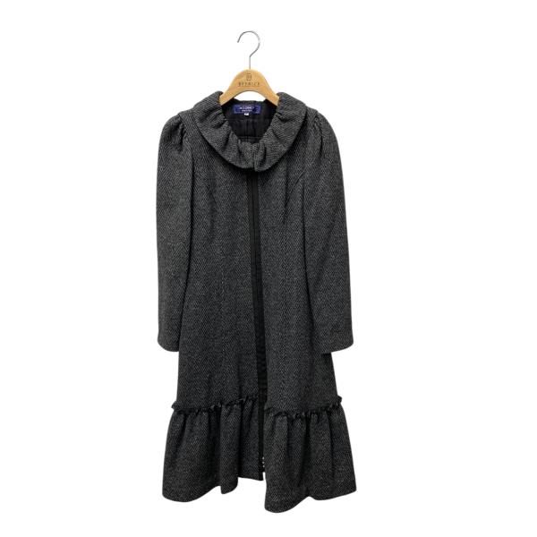 エムズグレイシー 111702 ワンピース 38 グレー フロントジップ