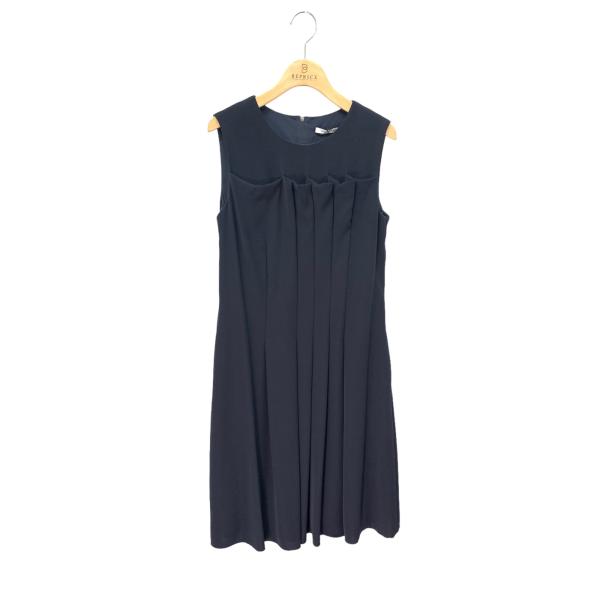 フォクシーニューヨーク Dress 35643 ワンピース 38 ネイビー