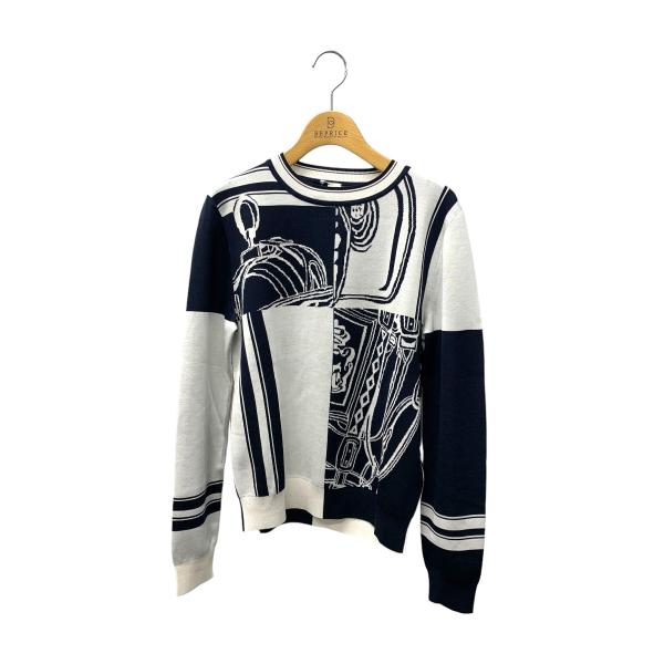 エルメス ロングスリーブニット ニットジャカード 《無秩序》 4E265D6