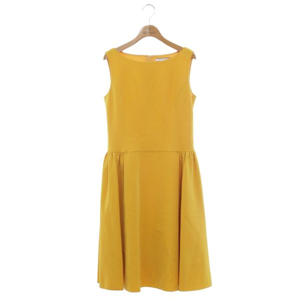 フォクシーニューヨーク 40576 ワンピース 40 イエロー DRESS TIMELESS