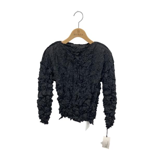 ミーイッセイミヤケ MERINGUE TOP MI44FO542 カーディガン ブラック