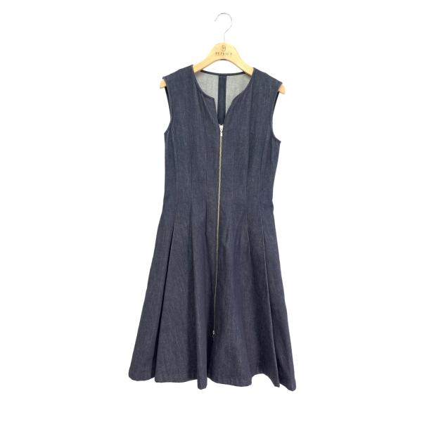 フォクシーニューヨーク Dress INDIGO 38778 ワンピース 38 ネイビー