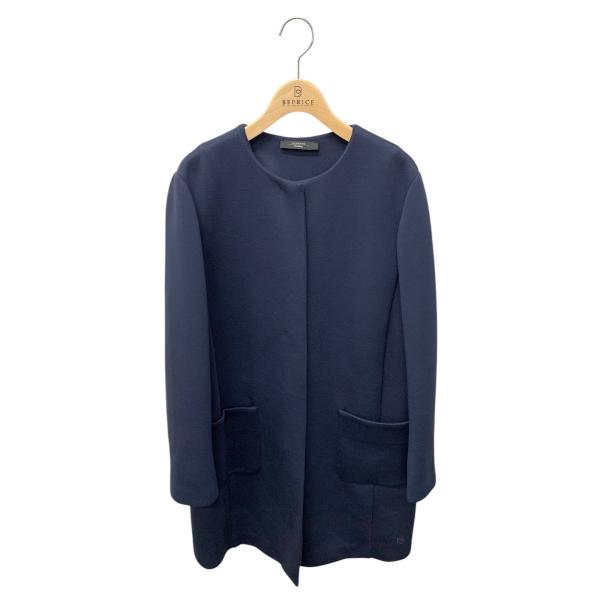 ウィークエンドマックスマーラ 59060109 コート M ネイビー ノーカラー