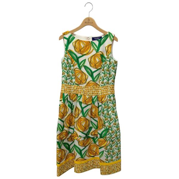 エムズグレイシー フラワーパターンミックスドレス 111330 ワンピース