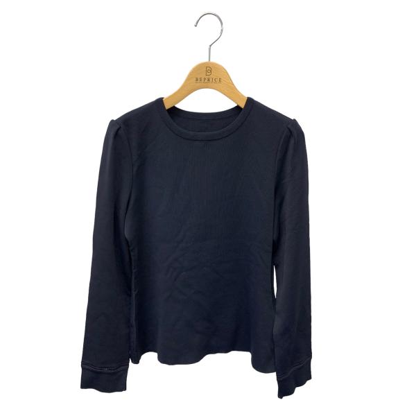 フォクシー　アラニアニットトップ　長袖ニット　リブ　38 フォクシーブティック Simple Long Sleeve 36949 トップス 40 ネイビー