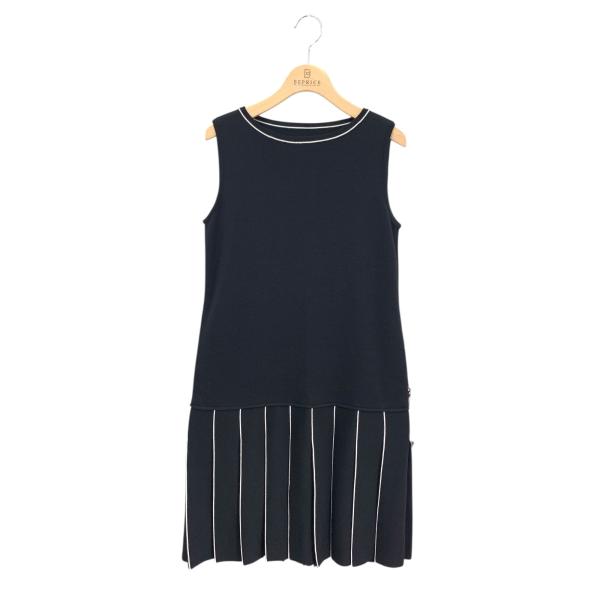 フォクシーブティック Knit Dress 40192 ワンピース 38 ブラック