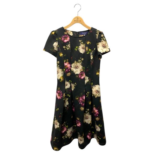 エムズグレイシー インクジェットフラワープリントドレス 111501