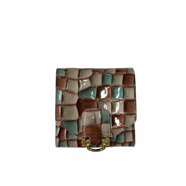 アタオ ロトロ・ヴィトロ アドリアエメラルド 二つ折り財布