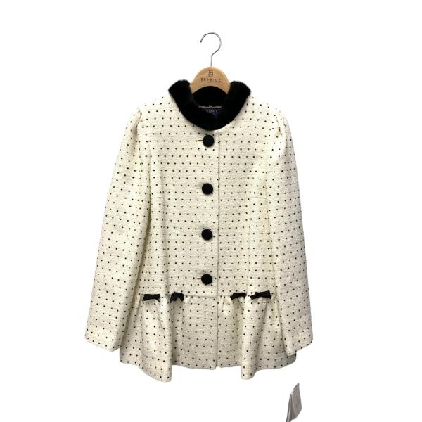 エムズグレイシー　フェイクファー　ショート　コート ミージェーン me Jane フェイクファーショート丈コート （グレー