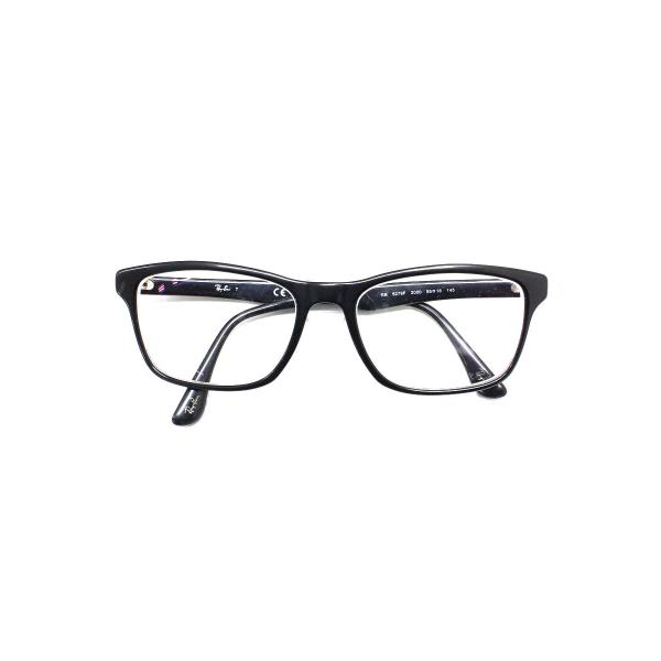 レイバン RB5279F メガネ ブラック セルフレーム フルリム ウェリントン■ブランドレイバン■ジャンルメガネ■性別タイプユニセックス■表記サイズ55□18-145■実寸サイズ縦幅：約 4.2cm横幅：約 14.3cmレンズ幅：約 5....