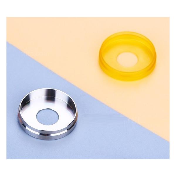 22mmのアトマイザーを大きなMODに取付ける際、ギャップを装飾し一体感が増します。【仕様】・寸法：内径22mm、外径24mm、高さ5mm・材質：ステンレス／PEI(ウルテム)※1枚あたりの金額となります【配送方法】クリックポスト（日本郵便...