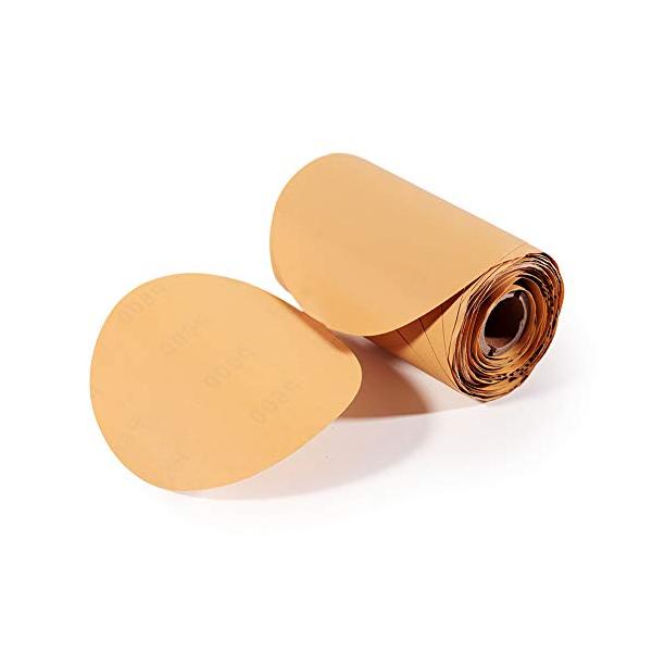 【ご購入後の当店からの連絡はご登録のメールアドレスに通知いたします。必ずご確認ください】【商品仕様】番手：#600。入数：100枚入。直径：5インチ/125mm。穴：なし。タイプ：のり付。【特徴】特殊な目詰まり防止処理が、研ぎ粉のカラミの発...