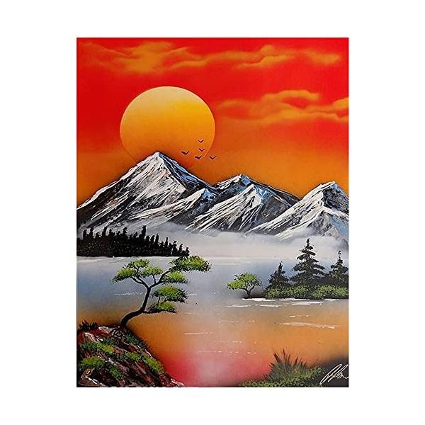 ダイヤモンドアート 四角いビーズ 全面 40x50cm 太陽 ダイヤモンドアート 四角いビーズ 全面 40x50cm 太陽