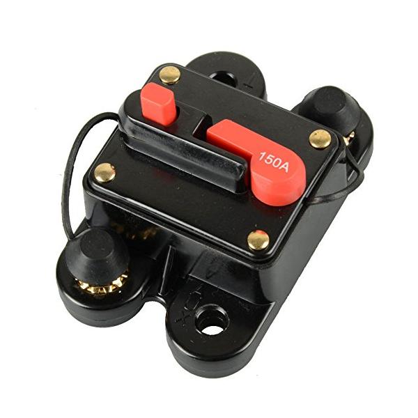 zmart 150A DC12-24V サーキットブレーカー ヒューズ アンプ ウーファー