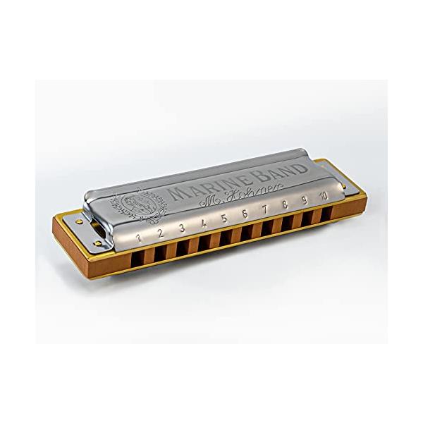 HOHNER Marine Band 1896/F マリンバンド 10ホールハーモニカ : べるお