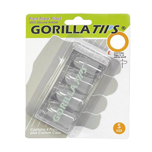 他サイト： Gorilla Tips Small Clear ゴリラチップス 指先が痛くない クリアカラー Sサイズの商品画像